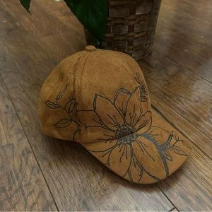 Custom vegan suede adjustable ball cap